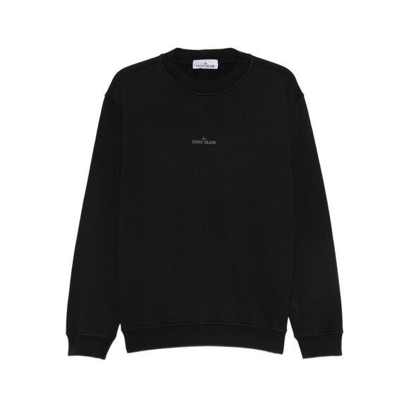 Stone Island Men's Logo-Embroidered Cotton Sweatshirt